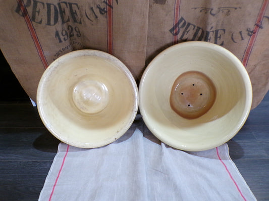 Antique Victorian dairy bowls - sold separately