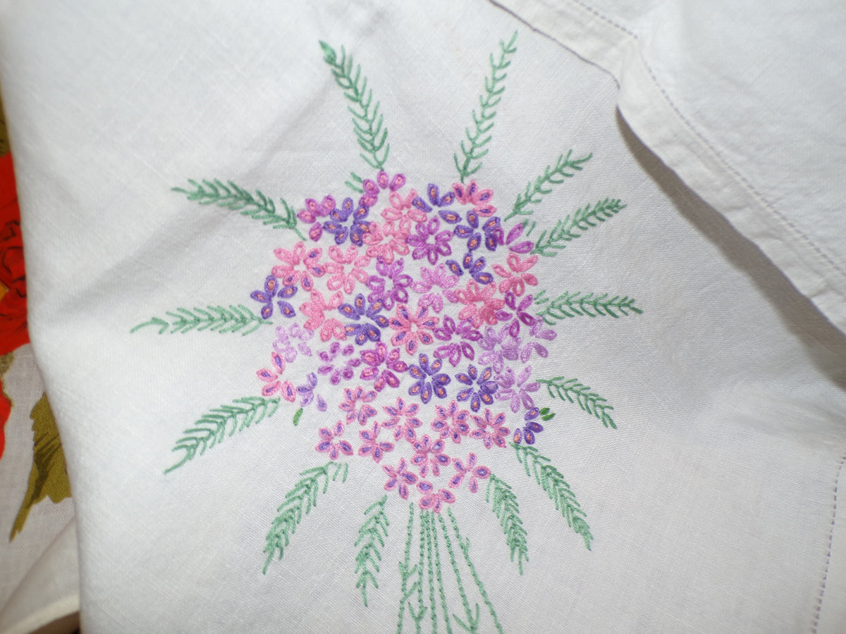 Vintage table cloths
