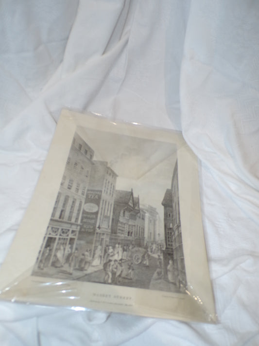 Antique engravings of Manchester