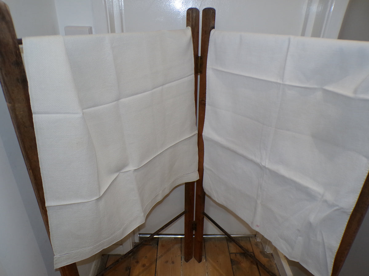 Monogrammed fine linen towel
