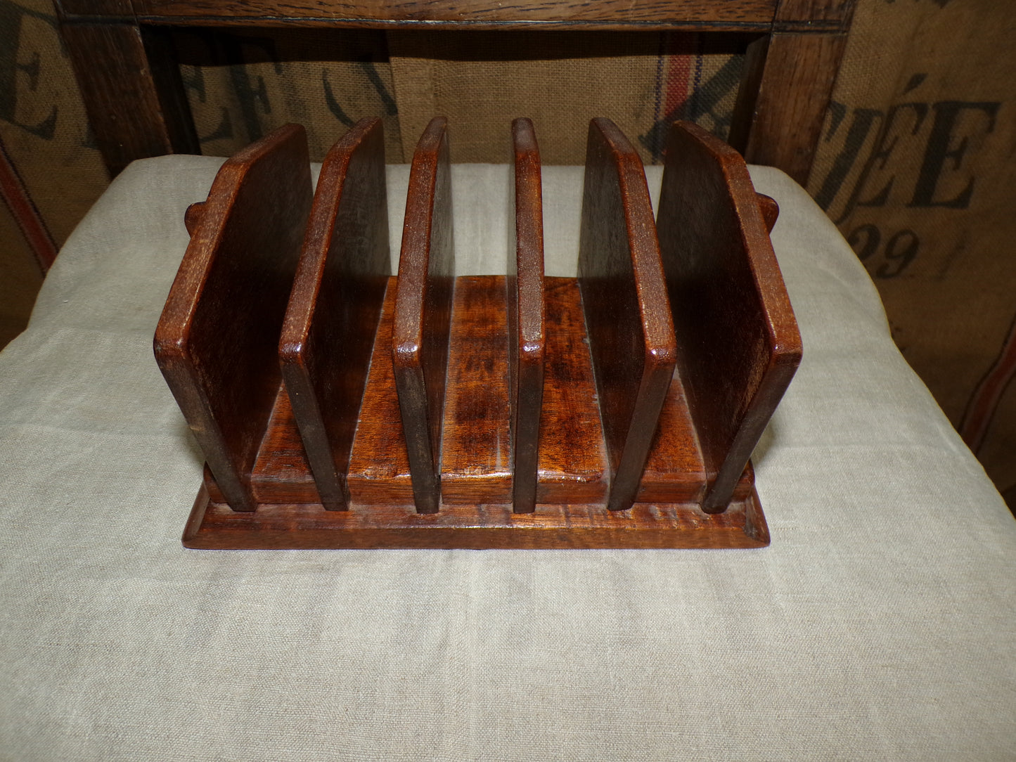 Art Deco letter rack