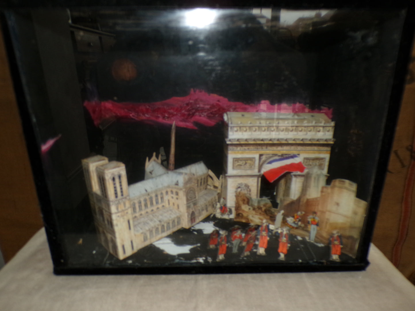 Weird vintage diorama of French Revolution (?!)