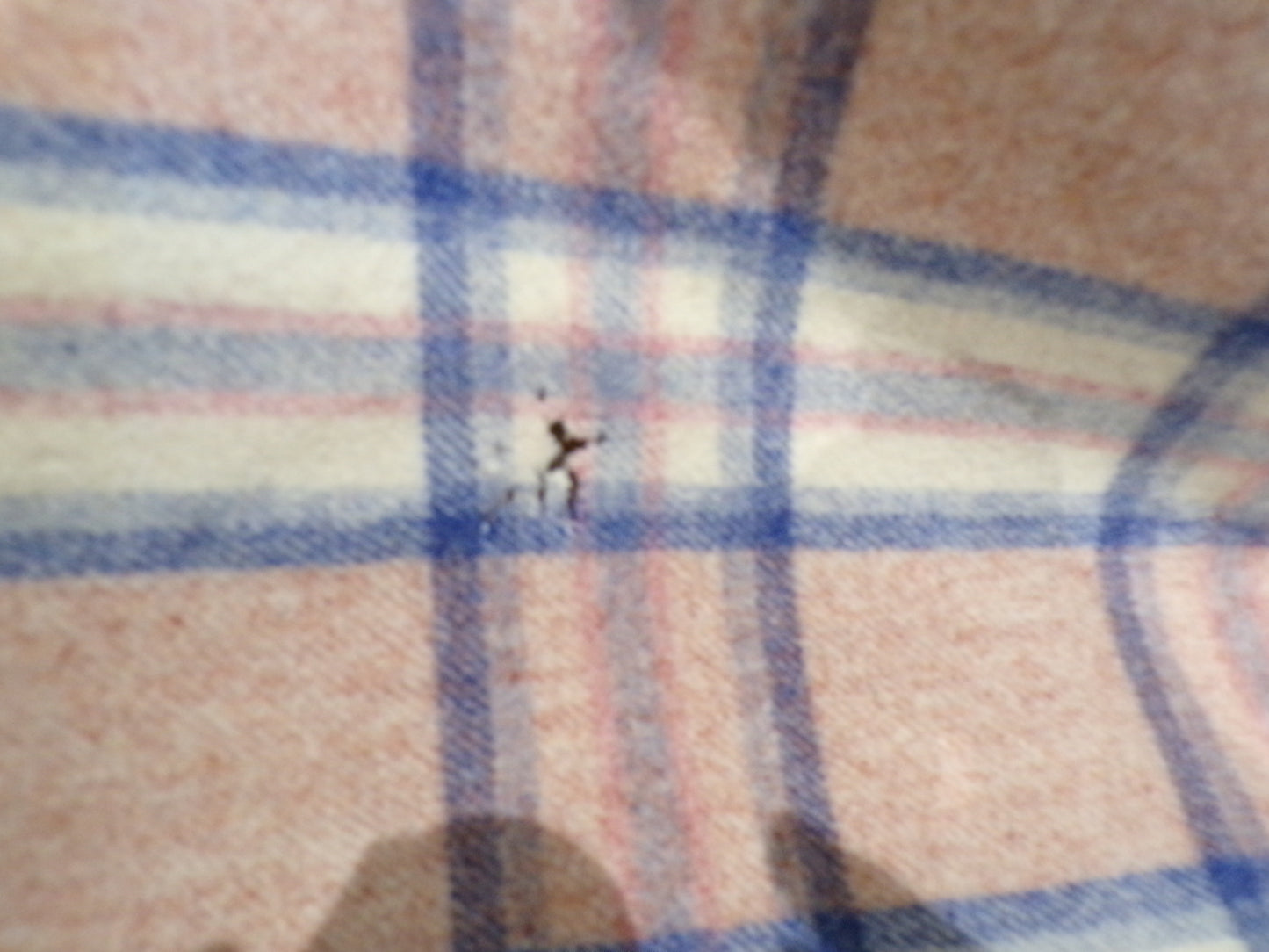 Welsh woollen blanket in candy pink colours - mid C