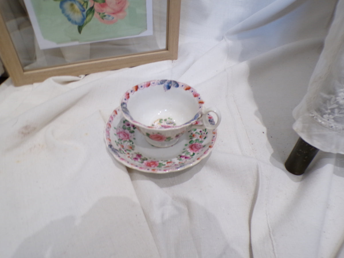 Pretty Victorian cup and saucer