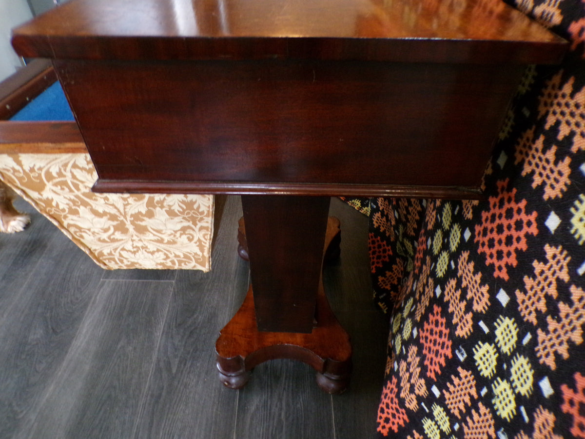 Victorian mahogany sewing table