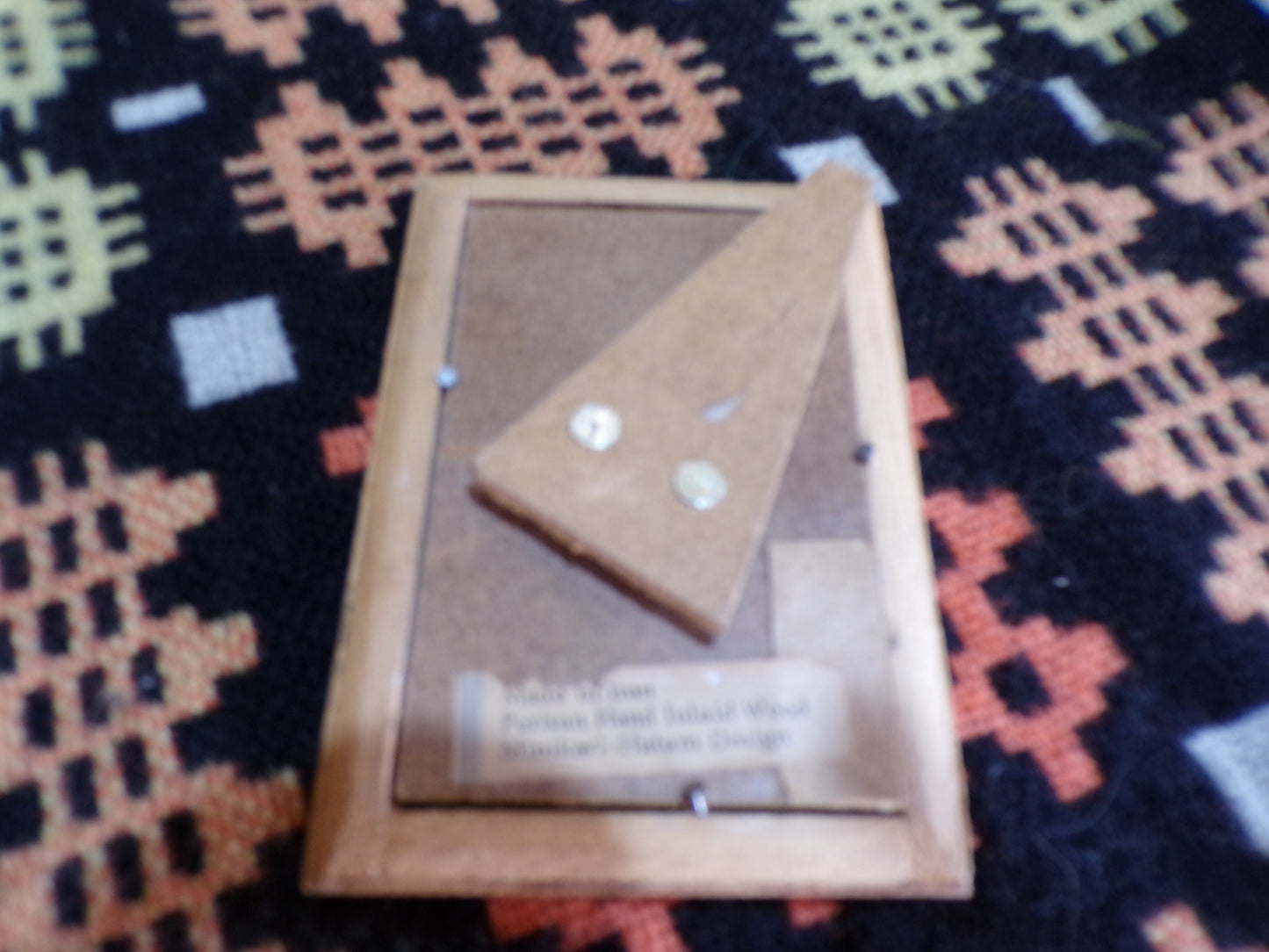 Vintage Persian hand inlaid minature hunting picture