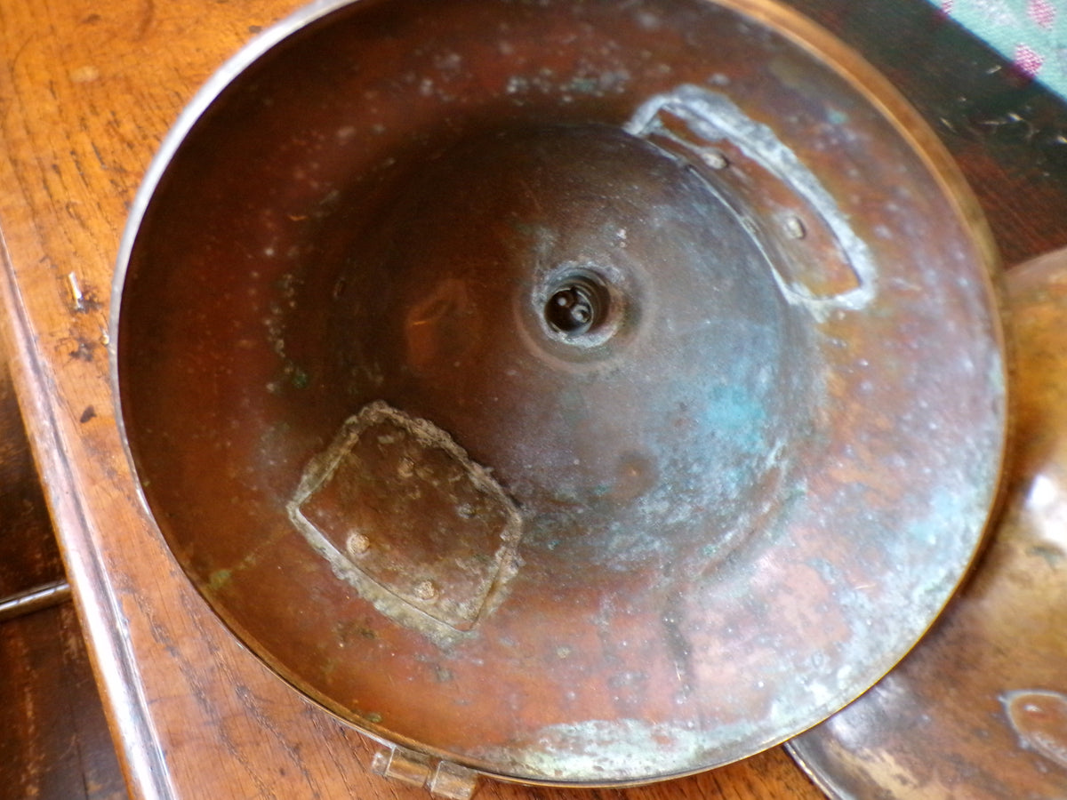 Edwardian industrial copper shades
