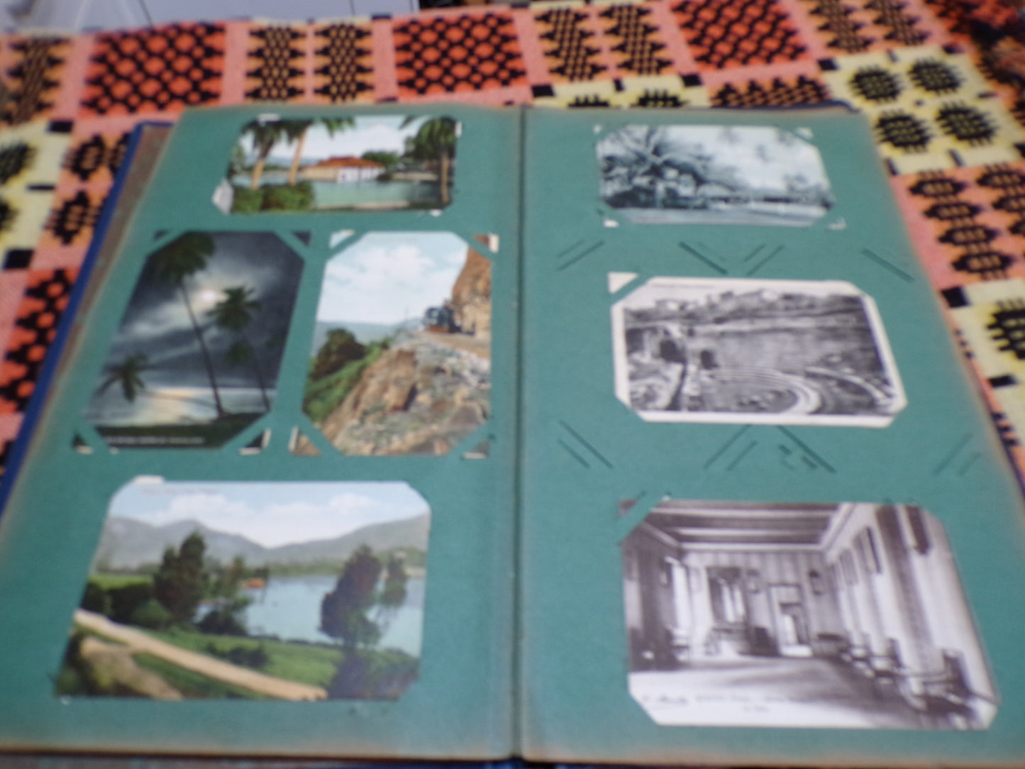 Art Nouveau album of pre-war holiday pictures of various scenes.