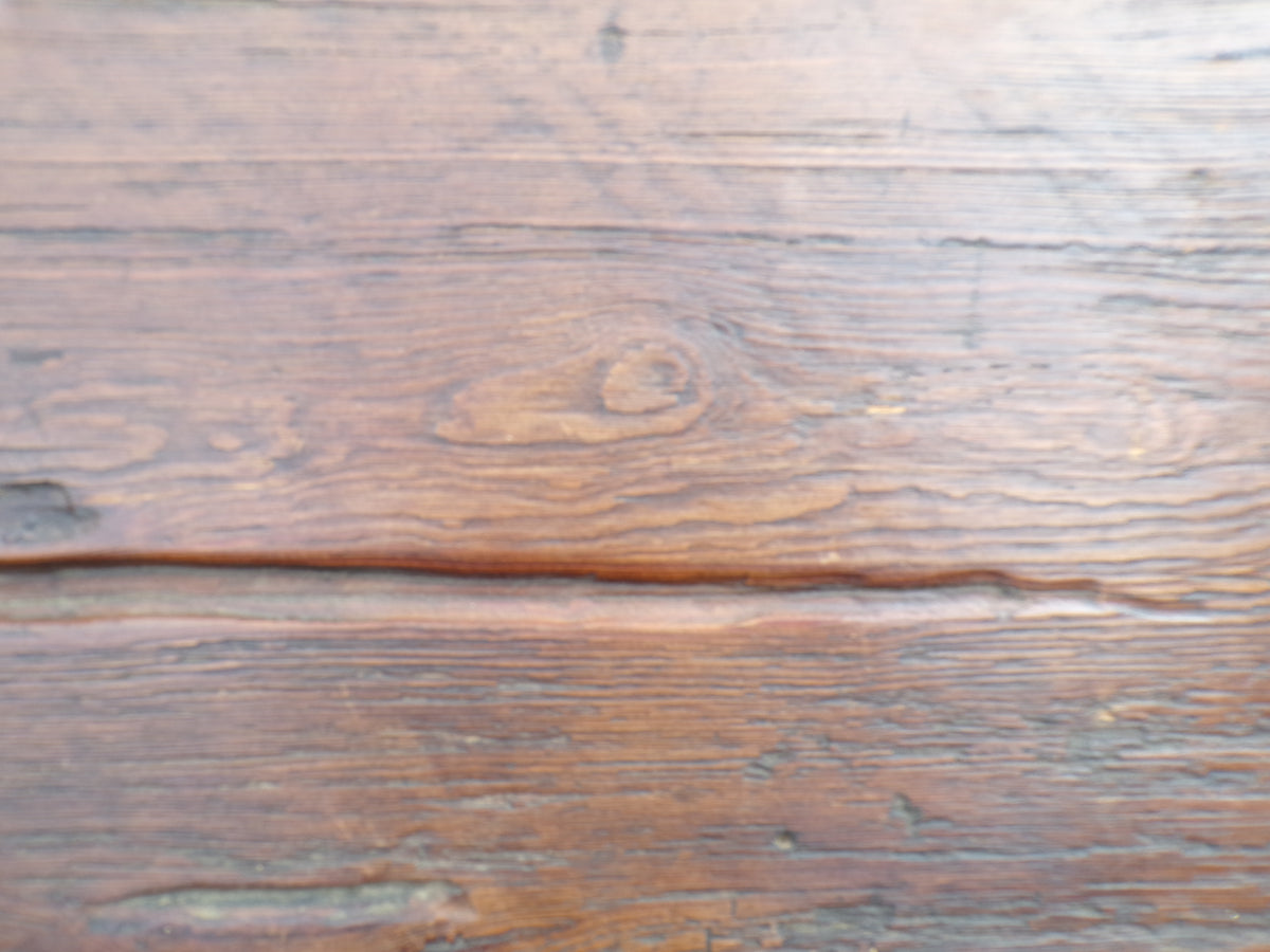 Rustic oak bench