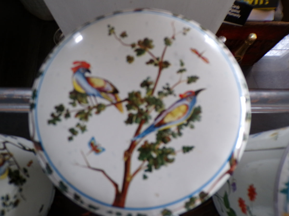 Pretty French enamel tins - vintage
