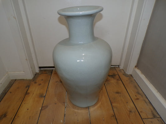 A large vintage Chinese celadon vase