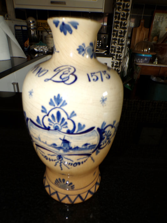 Antique Delft ware jug