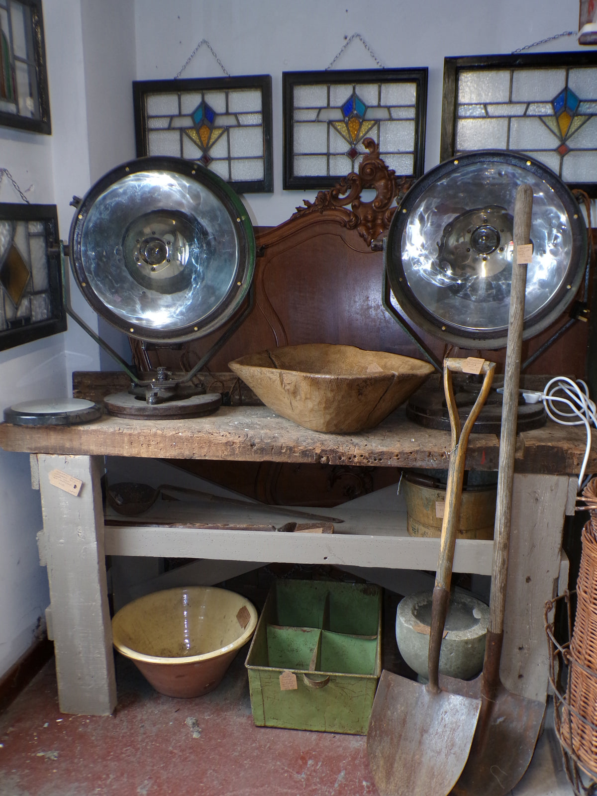 Collection of architectural and industrial items currently in our Denbigh unit