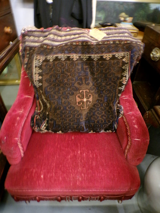 Armchair and footstool