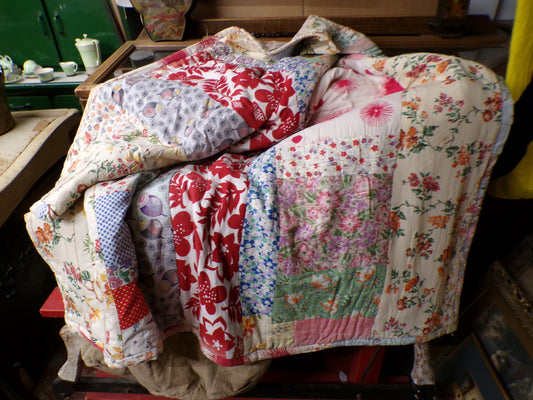 Beautiful antique French double duvet