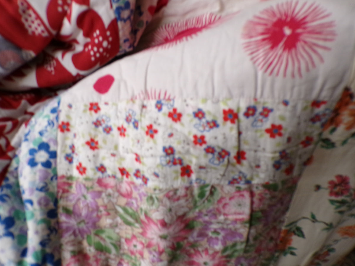 Beautiful antique French double duvet