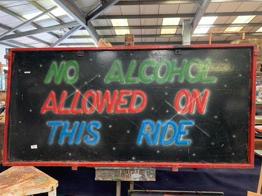Large fairground sign