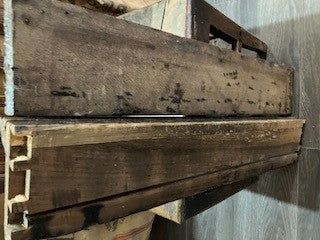 Seventeenth century carved wood railings - oak