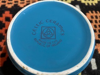 Mid century 'Celtic ceramics' ten piece ceramic set
