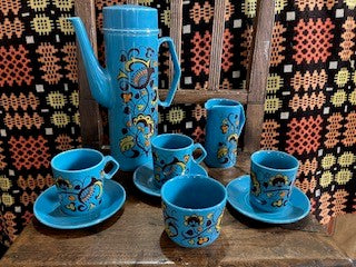 Mid century 'Celtic ceramics' ten piece ceramic set