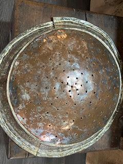 Victorian - possibly Georgian copper/metal sieve.  French.