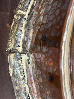 Victorian - possibly Georgian copper/metal sieve.  French.