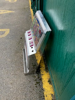Vintage frontage of an arcade machine